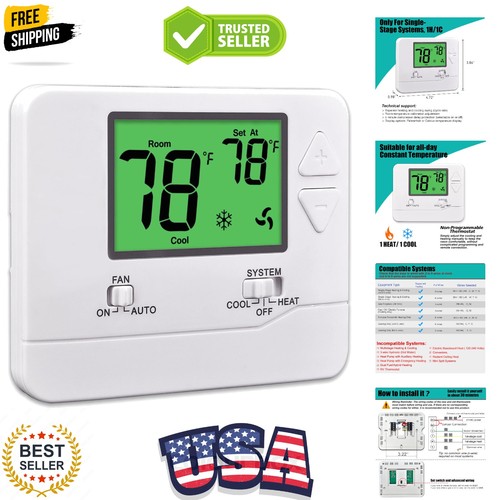 Non programmable thermostat - non-programmable,