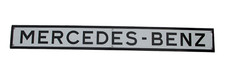 Plaque emaillee camion Mercedes Benz