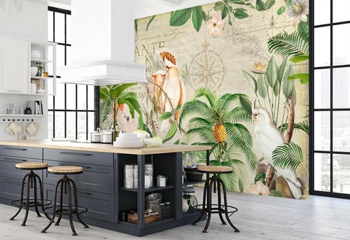 Papier peint jungle - peint,