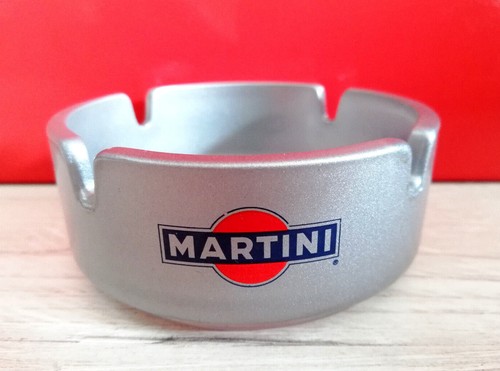 Martini grey glass ashtray - martini,