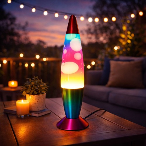 Lampe lave rainbow cm - lampe,