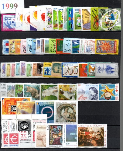 Timbres france annee - timbres, france-annee