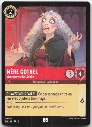Carte lorcana mère - carte,