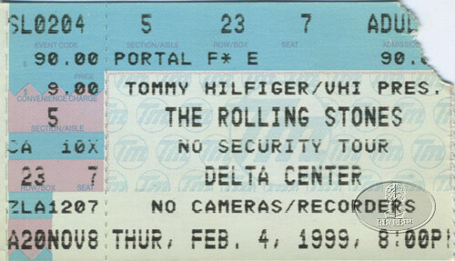 Rolling stones 1999 billet - rolling,