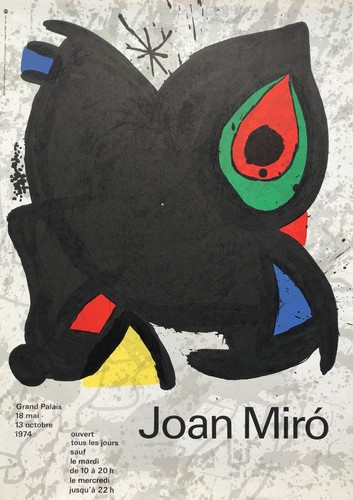 Joan miro grand palais 1974 - grand, palais,