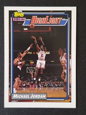 Michael Jordan #3 HighLight Chicago Bulls Carte Topps NBA 1992-1993