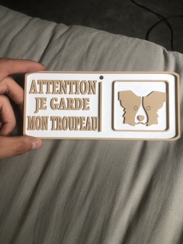 Pancarte porte imprimée en - pancarte, de