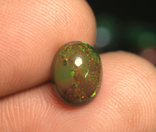 Cabochon opale noire - , de