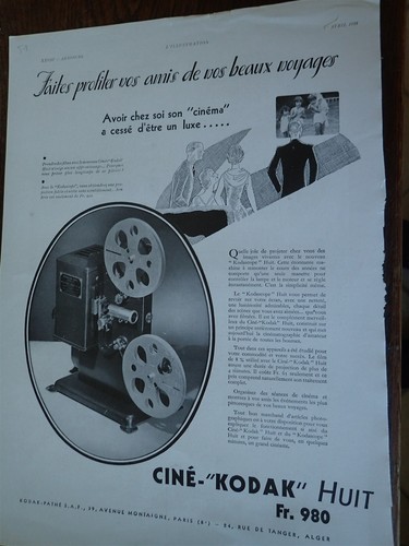 Cine kodak huit frigeco - cine-kodak,