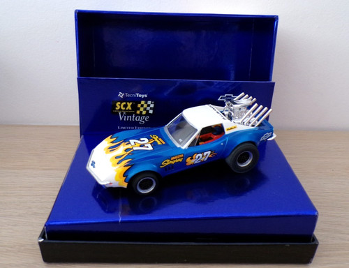 Scalextric vintage corvette - scalextric,