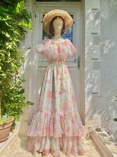 Magnifique Robe Romantique Vintage T. 38/40/42, Mariage,Théâtre...