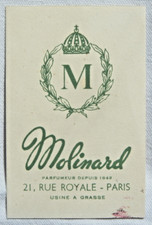 CARTE PARFUMÉE - MOLINARD - ILES D'OR -
