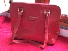 Sac David Jones vinyl rouge . ( L/Y/V)