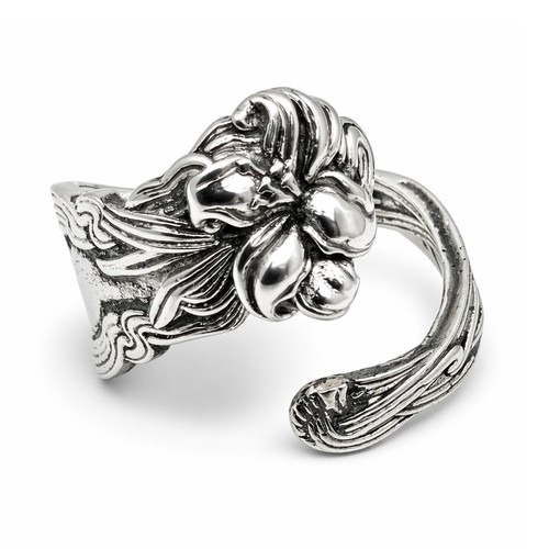 Bague cuillère fleur lys - de,
