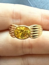 Ancienne Bague Plaquer Or 18k