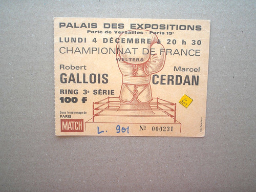 Ticket boxe boxing - ticket, boxen