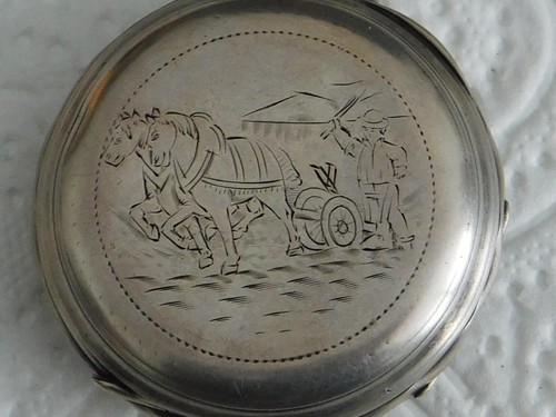 Montre gousset argent - montre,