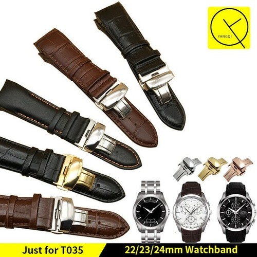 24mm leather watchband - 22,