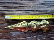 Ancienne Pointe / Hampe de Drapeau - Métal Doré - RF France ??