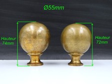Ø55mm Lot 2 anciennes Boules