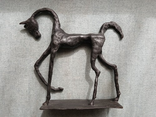 Issouf derme sculpture - sculpture, bronze