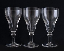 3 Verres à Pied Anciens en