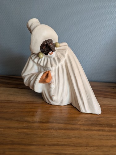 Buste terre cuite pulcinella - buste,