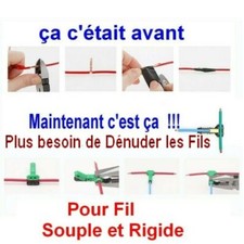 60 COSSES Connexion  Borne Auto Dénudante   Connecteur  Connectors  JOW