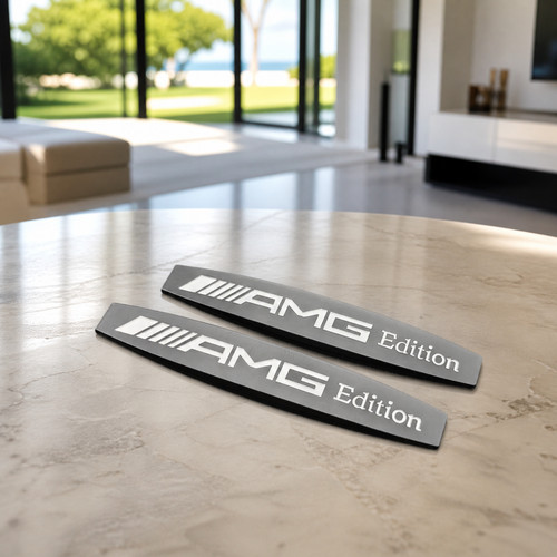 Logo amg métal noir - logo,