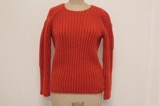 HERMES Pull mailles orange cachemire T36 (71648)