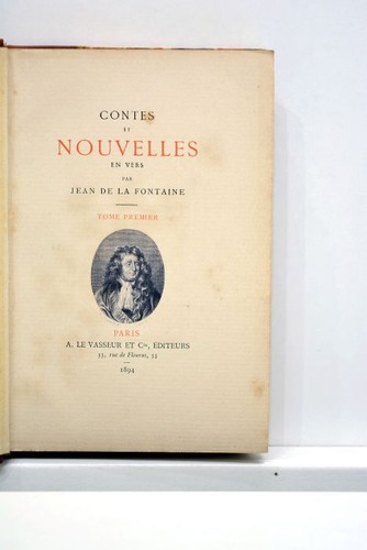 Livre ancien fontaine - la,