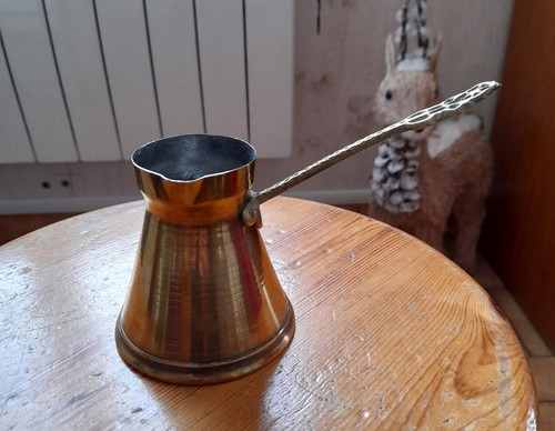Pot verseuse cuivre fer - verseuse,