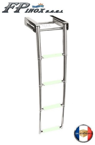 Echelle marches blanche - echelle, 4