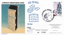 O261 enveloppe thème ESPACE ARIANE  Vol 165 A5 G Dispositif Assouplisseur (DIAS)