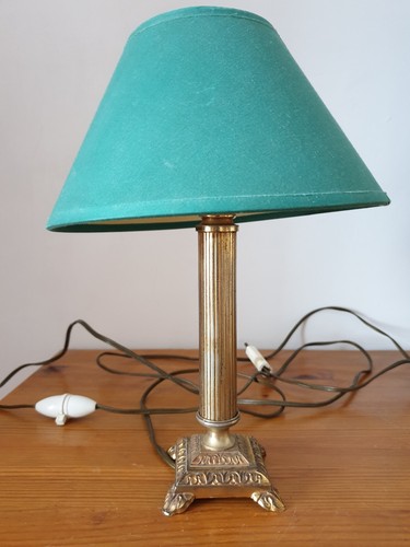 Lampe ancienne bronze et - lampe, en