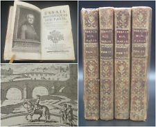 1763 Essais Historiques Sur Paris Saint-Foix La Seine Le Louvre Rois France ROI