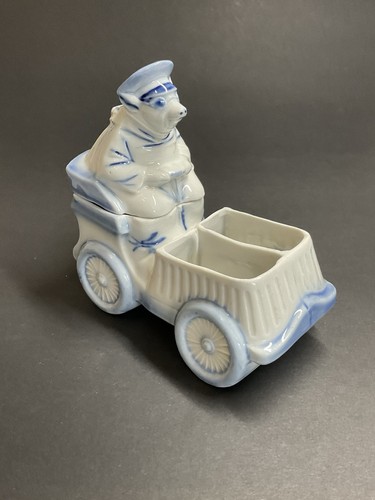 Salerons porcelaine signé - salerons,