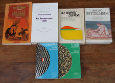 BRUNO BETTELHEIM - LOT DE 6 LIVRES - PSYCHANALYSE - MERES - ENFANTS - CONTES -BE
