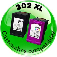 Lot de 2, 3 ou 4 cartouches compatibles 302 XL pour HP DeskJet Envy OfficeJet