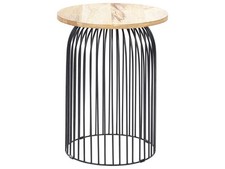 Table d'Appoint Clair et Noir