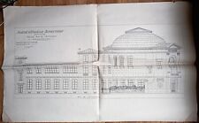 Plan architecture  1902 Paris