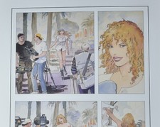MILO MANARA grand poster La Croisette  60x80cm 2001