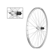Roue arriere 28'' VTC alu