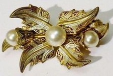 Broche bijou style de - broche, or