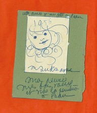 LD25-AUTOGRAPHE-DESSIN-SIGNÉ-