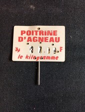 Étiquette de boucherie