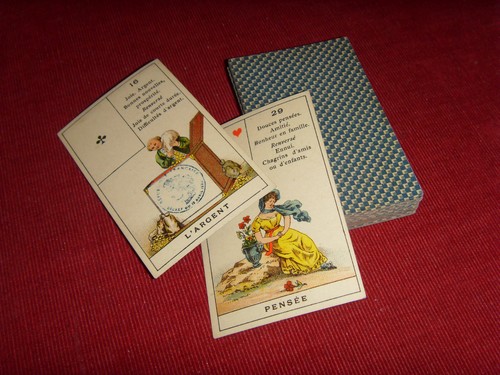 Antique small card game - antique,
