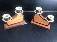 Art deco paire bougeoirs - paire,