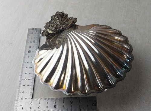 Ancienne boîte forme coquille