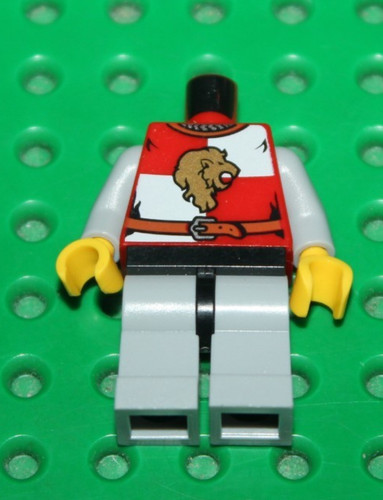 Lego red torso castle kingdoms - red,